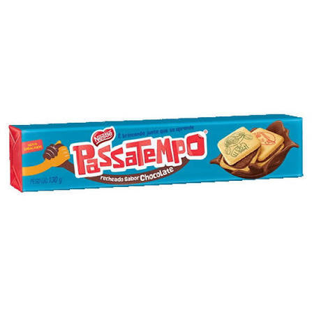 Nestlé Passatempo Chocolate-Filled Cookies 130g – Brazilian Cookies
