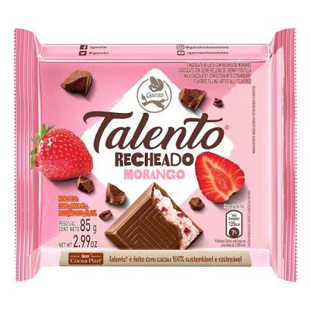 Garoto  Talento Morango 85g