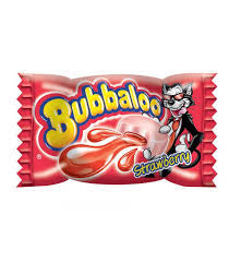 Bubbaloo Chiclete Sabor Morango