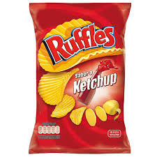 Ruffles Ketchup-Flavored Potato Chips 115g – Brazilian Snack
